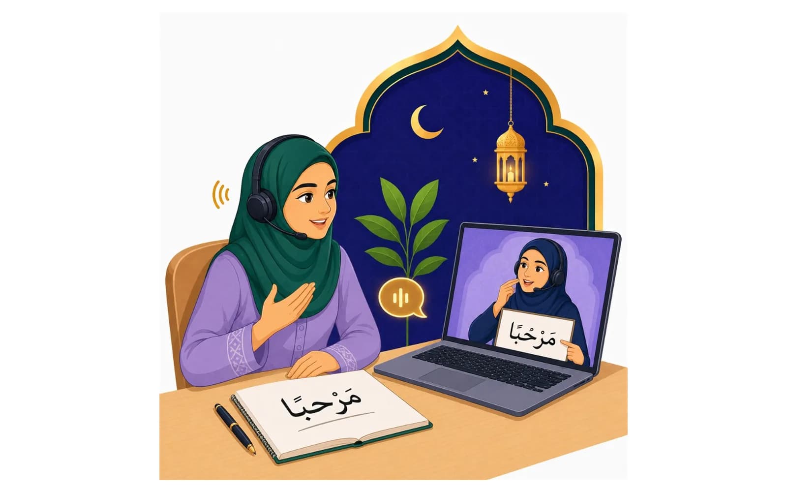 Arabic Language Courses course illustration