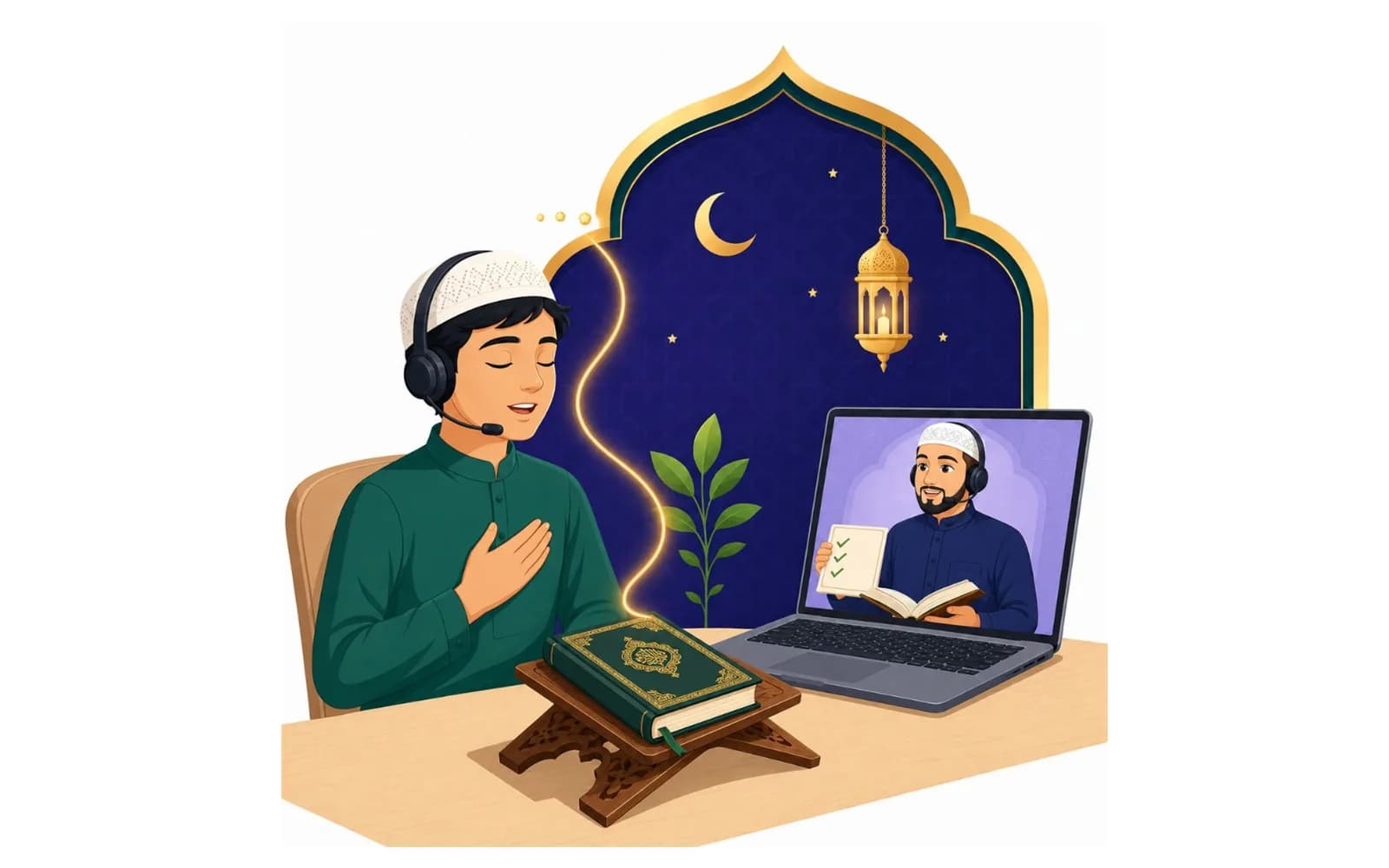 Quran Memorization course illustration