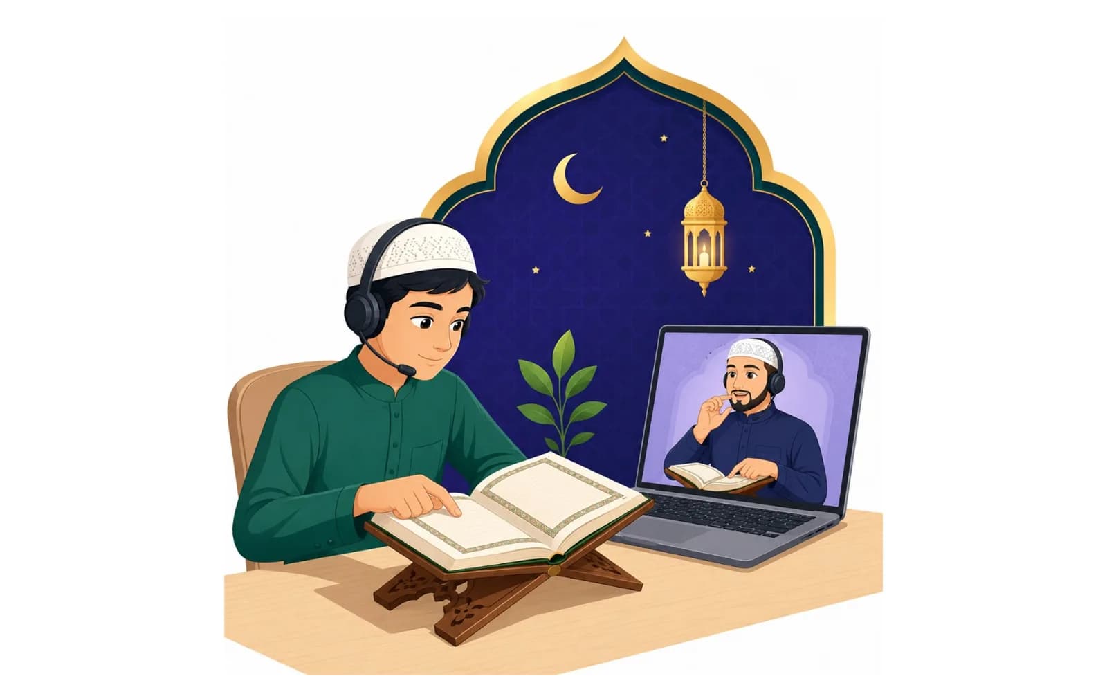Quran Reading course illustration